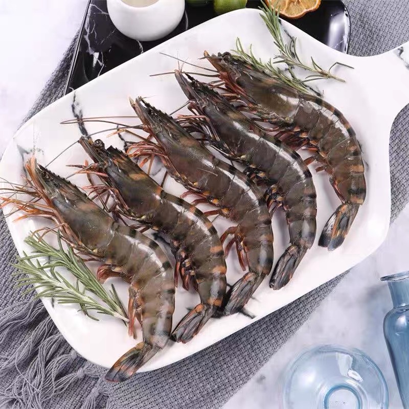 【顺丰快递】活冻黑虎虾大号黑虎虾大虾6盒海鲜黑虎虾