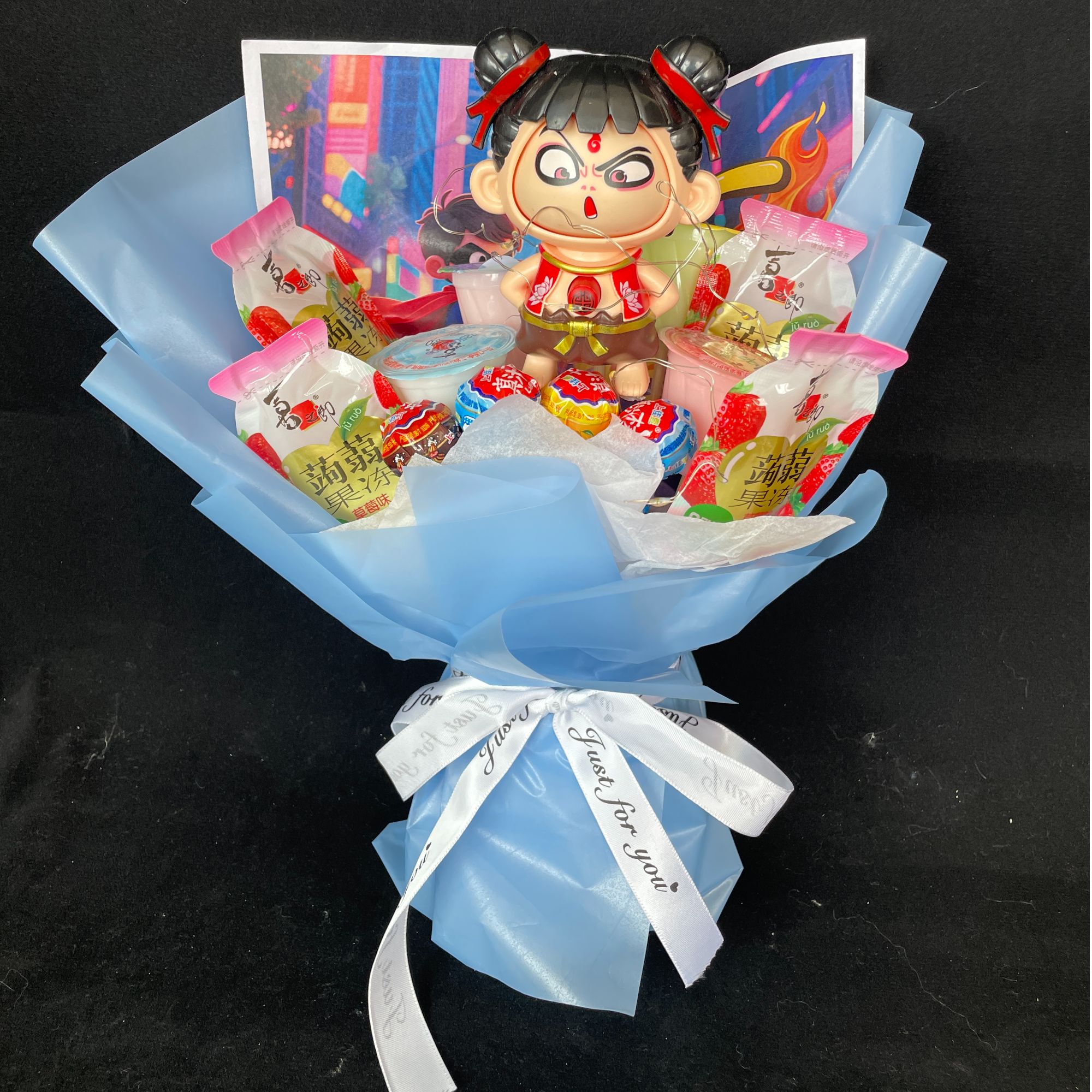 六一儿童节礼物送小朋友仪式感创意果冻花束六一儿童节礼物送女儿