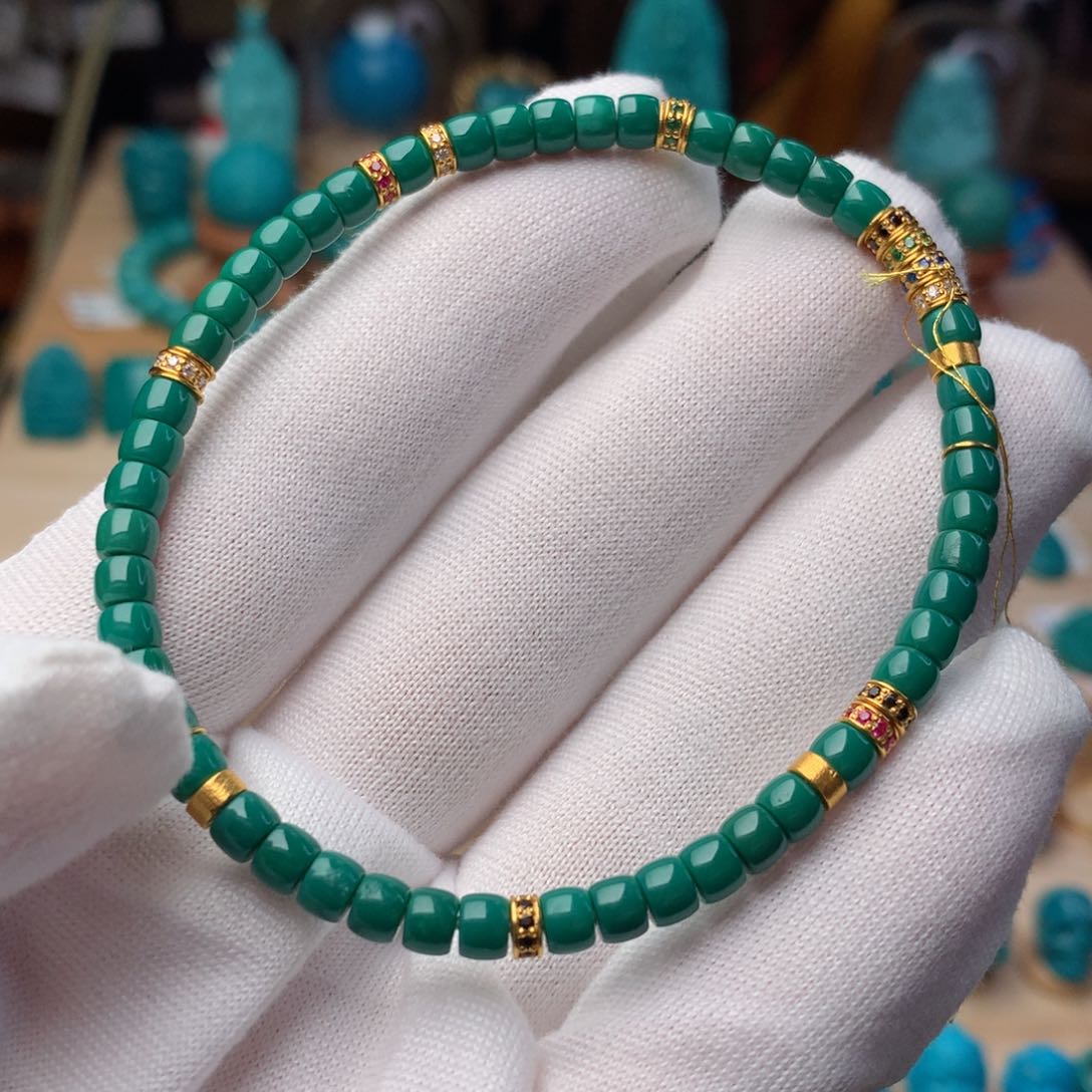 绿松石珠宝奇石未镶嵌