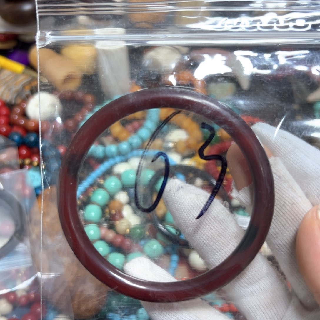 非洲檀香无事牌手把件