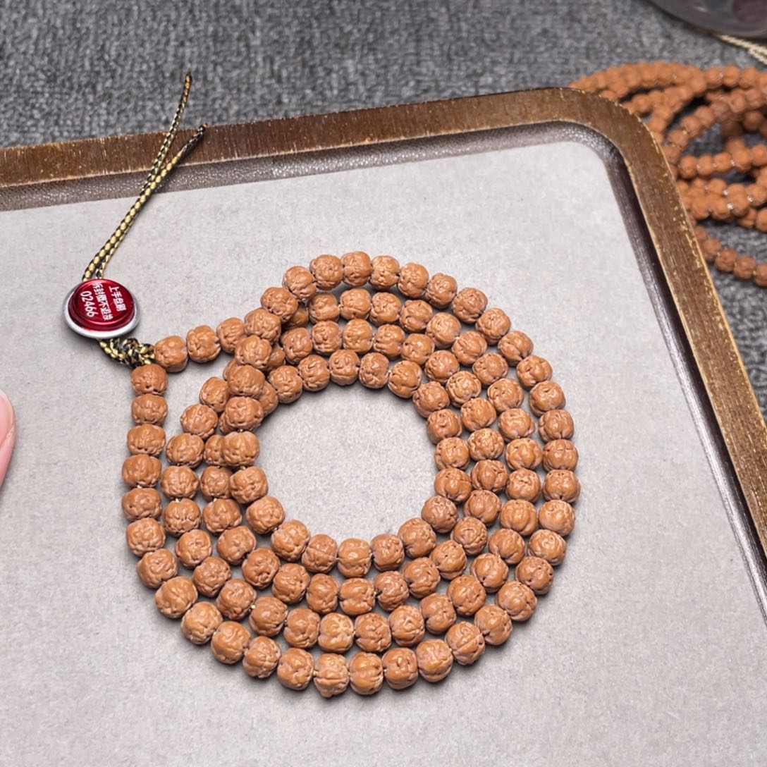 自***遥金刚菩提手串超头定制款满S佛手尺寸7.5