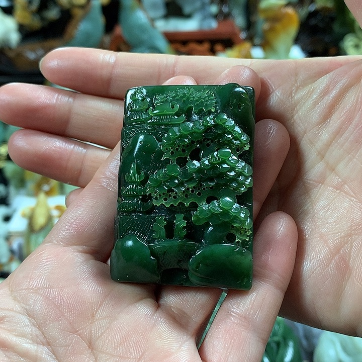 和田玉（糖玉）手把件未镶嵌慕*