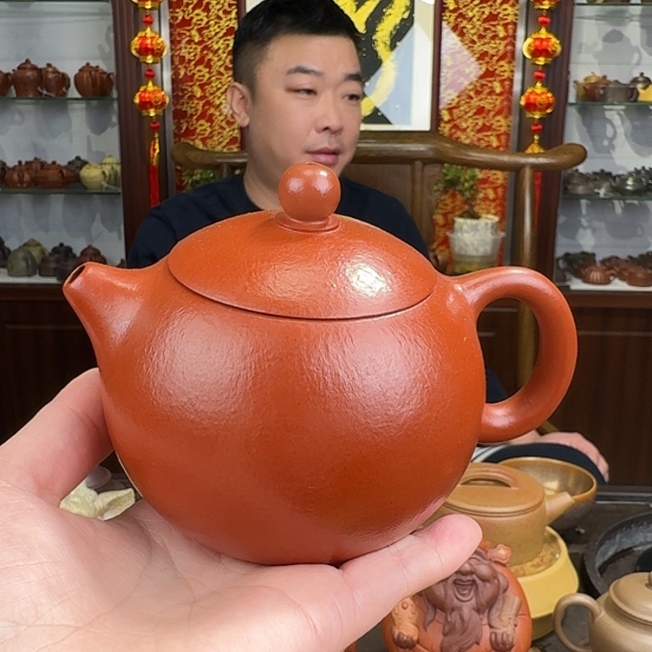 紫砂茶壶西施朱泥