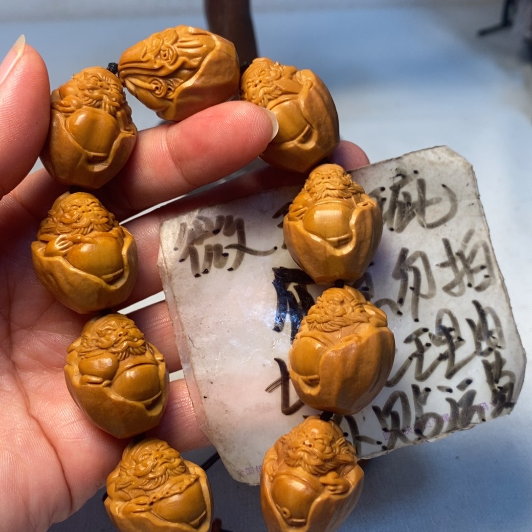 橄榄核手串/手链包衣钟馗22