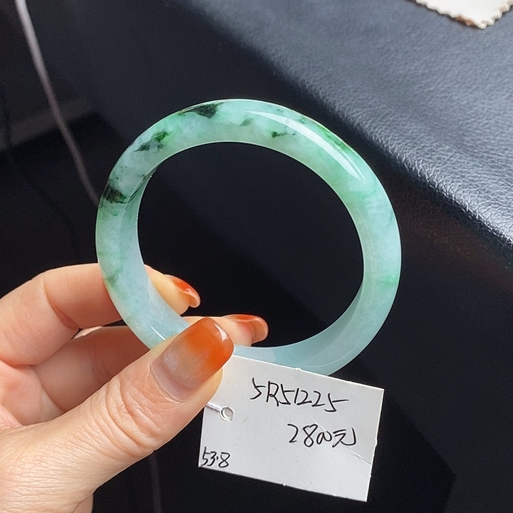 未镶嵌手镯翡翠53+正圈35