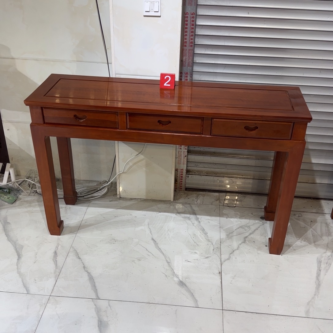 花梨木类成套家具越南花梨128✖️38高78马蹄供桌