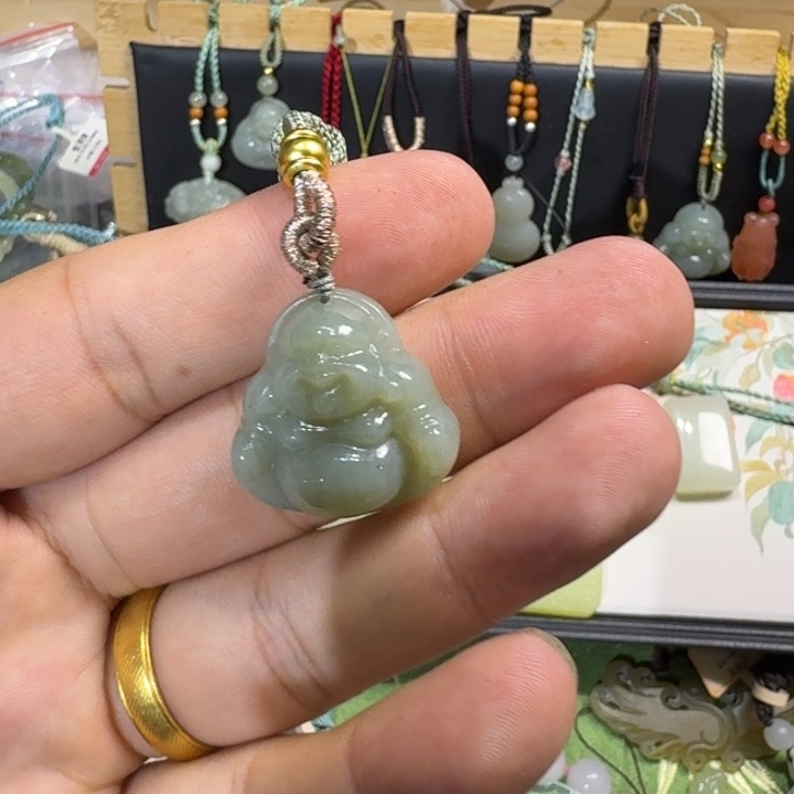 和田玉未镶嵌吊坠(不含链)