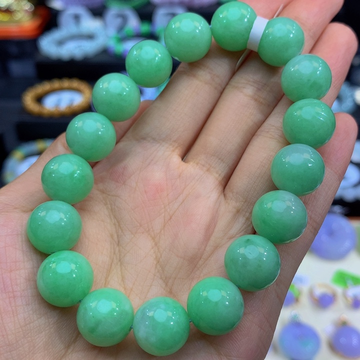 翡翠未镶嵌耳饰翡翠12