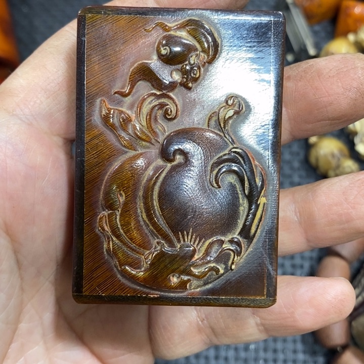滴血莲花菩提吊坠