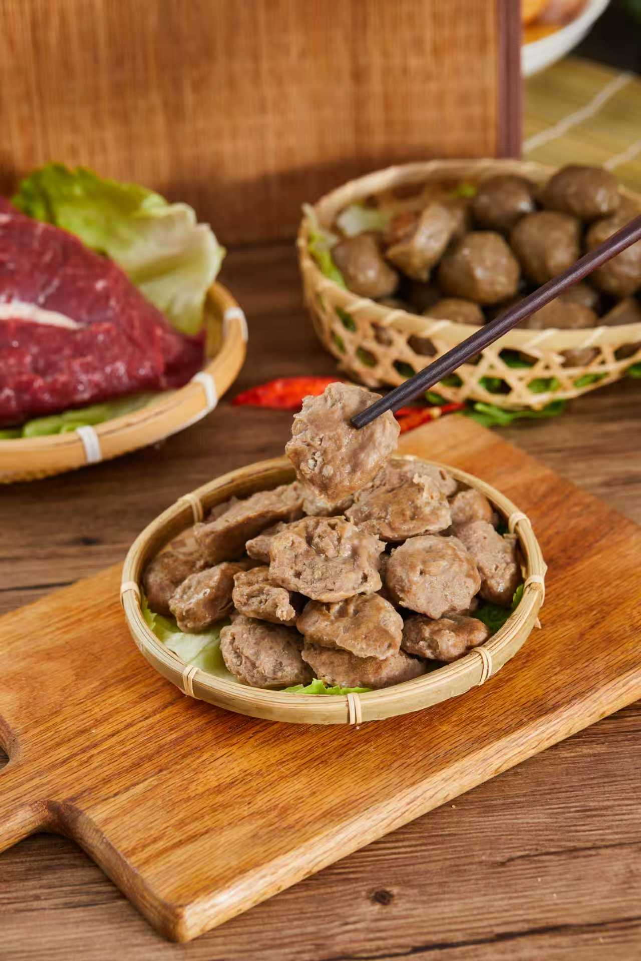 【牛肉饼】汕尾特产海陆丰特色牛肉饼家乡美食火锅烧烤必备顺丰冷链