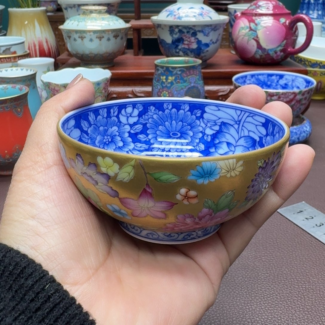 瓷片景德镇仿古手工制作精品展示