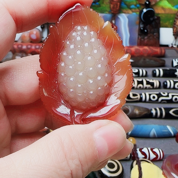玛瑙/玉髓合金珠宝半成品