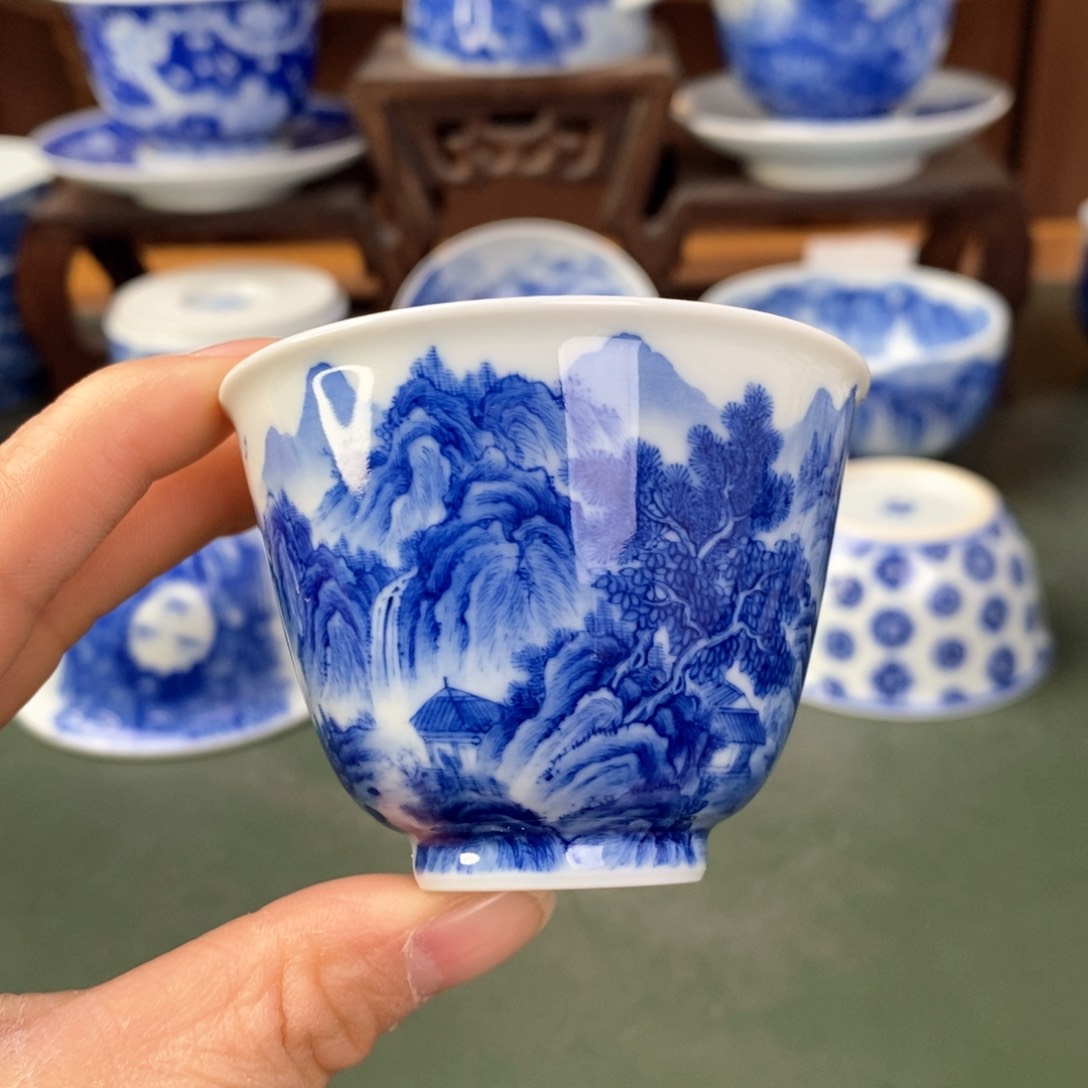 杯景德镇陶瓷手工手绘