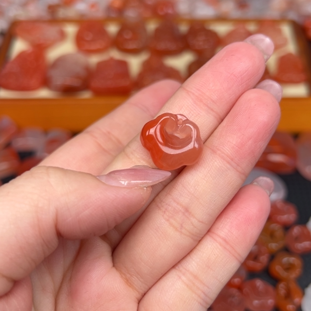 南红玛瑙未镶嵌吊坠(不含链)