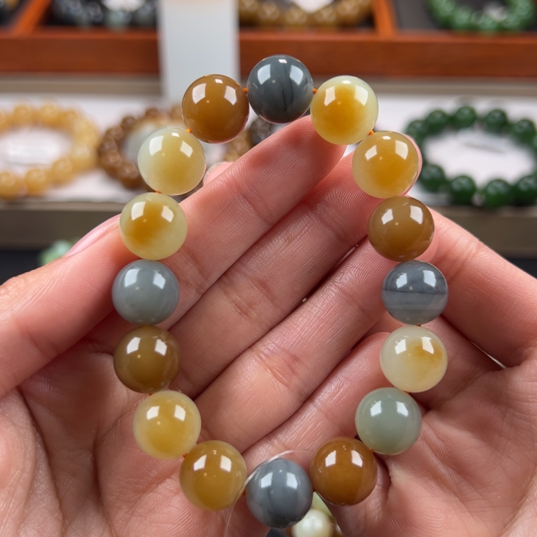 和田玉手链未镶嵌