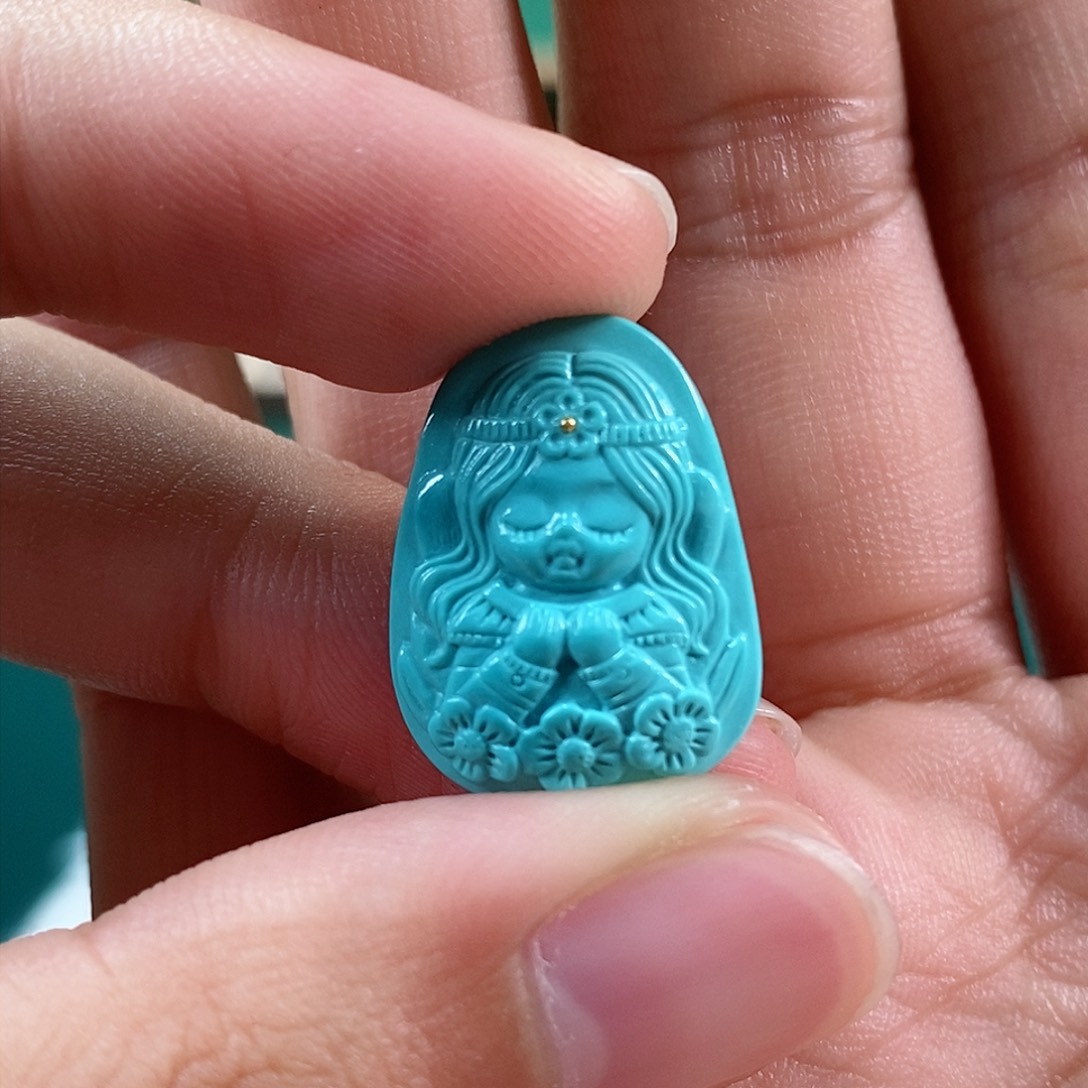 绿松石珠宝奇石未镶嵌