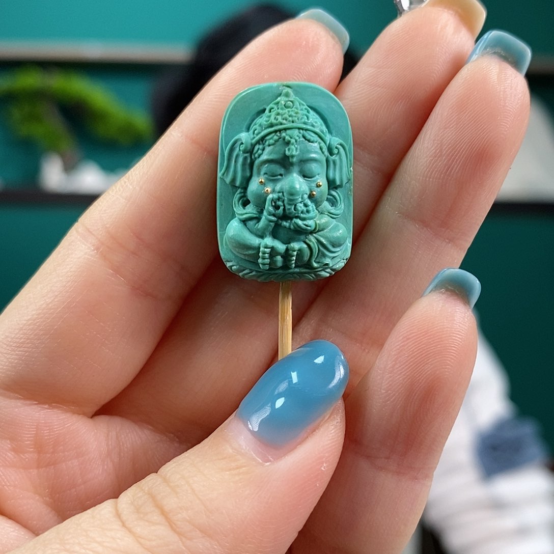 绿松石珠宝奇石未镶嵌