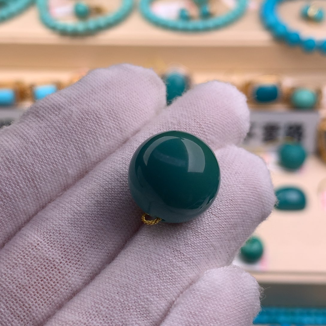 绿松石珠宝奇石未镶嵌15.8