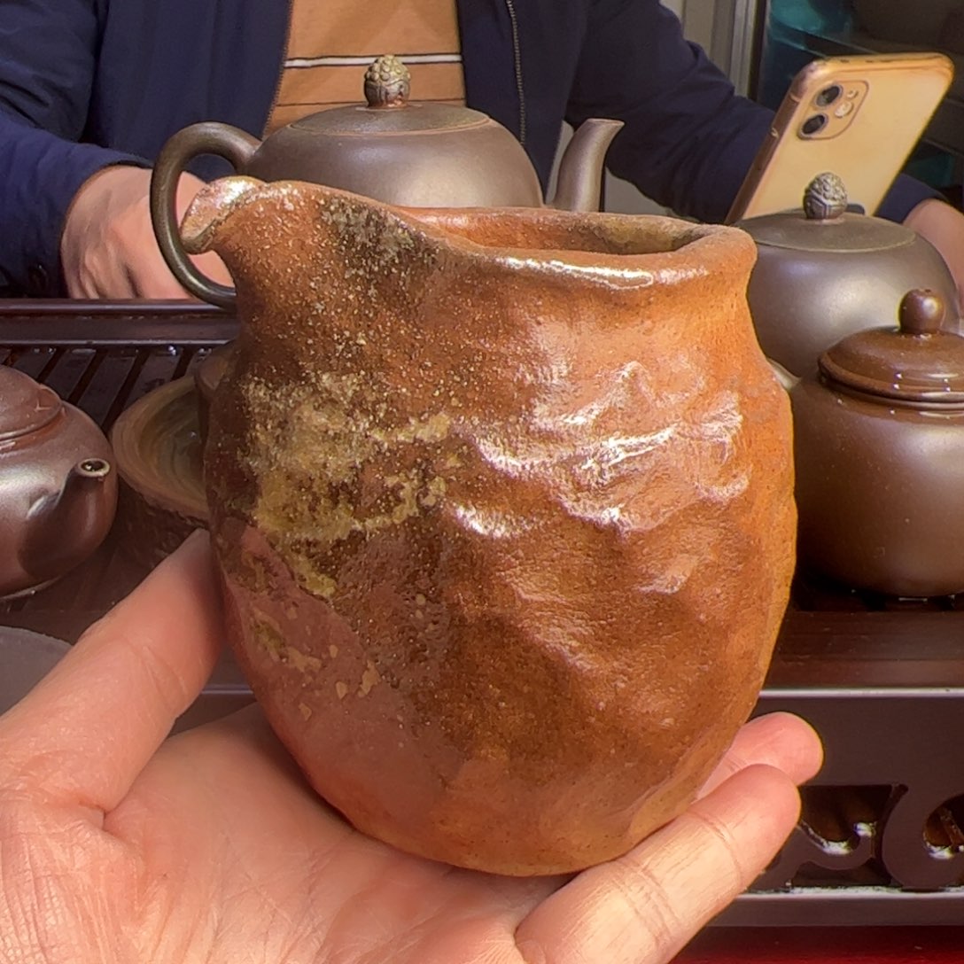 贵台龙窑柴烧茶壶A15