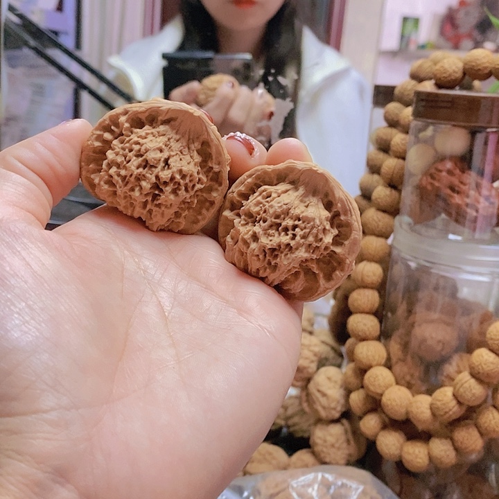 【闪购商品】文玩核桃把件44.5蛇头