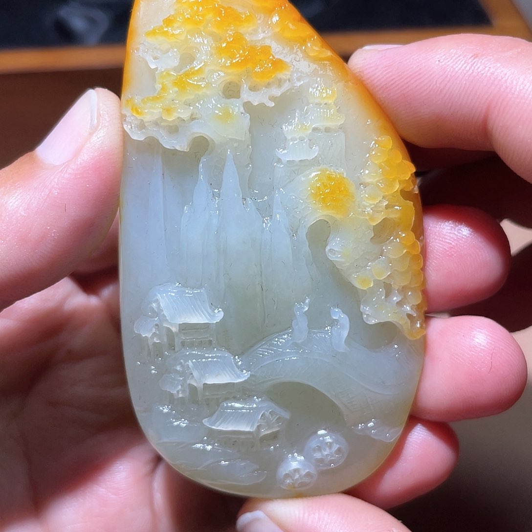 和田玉颈饰未镶嵌A7 