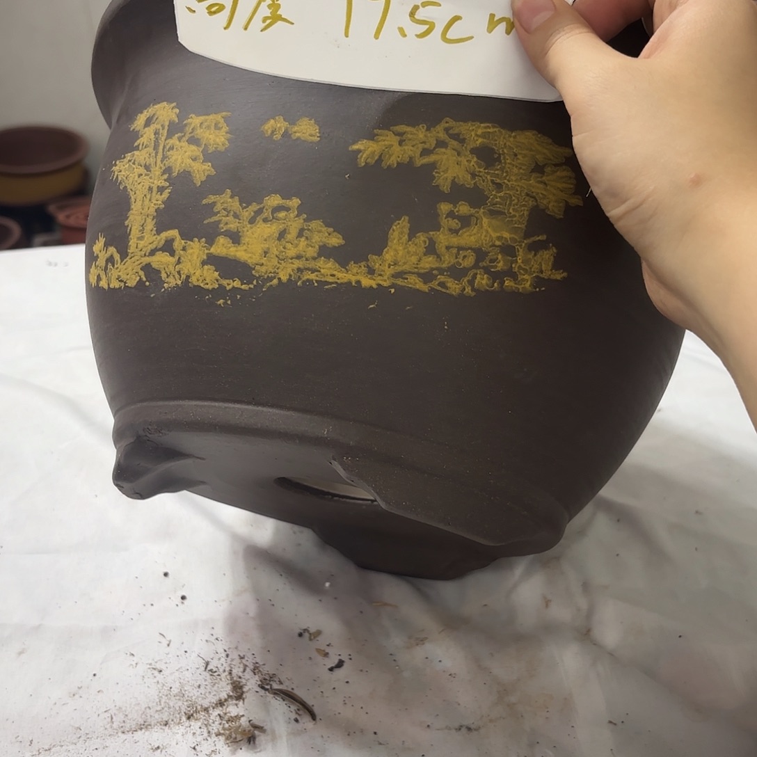 红陶宜兴紫砂花盆 源头生产