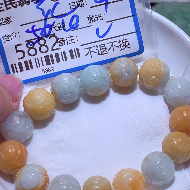 灵***儿翡翠未镶嵌颈饰fg