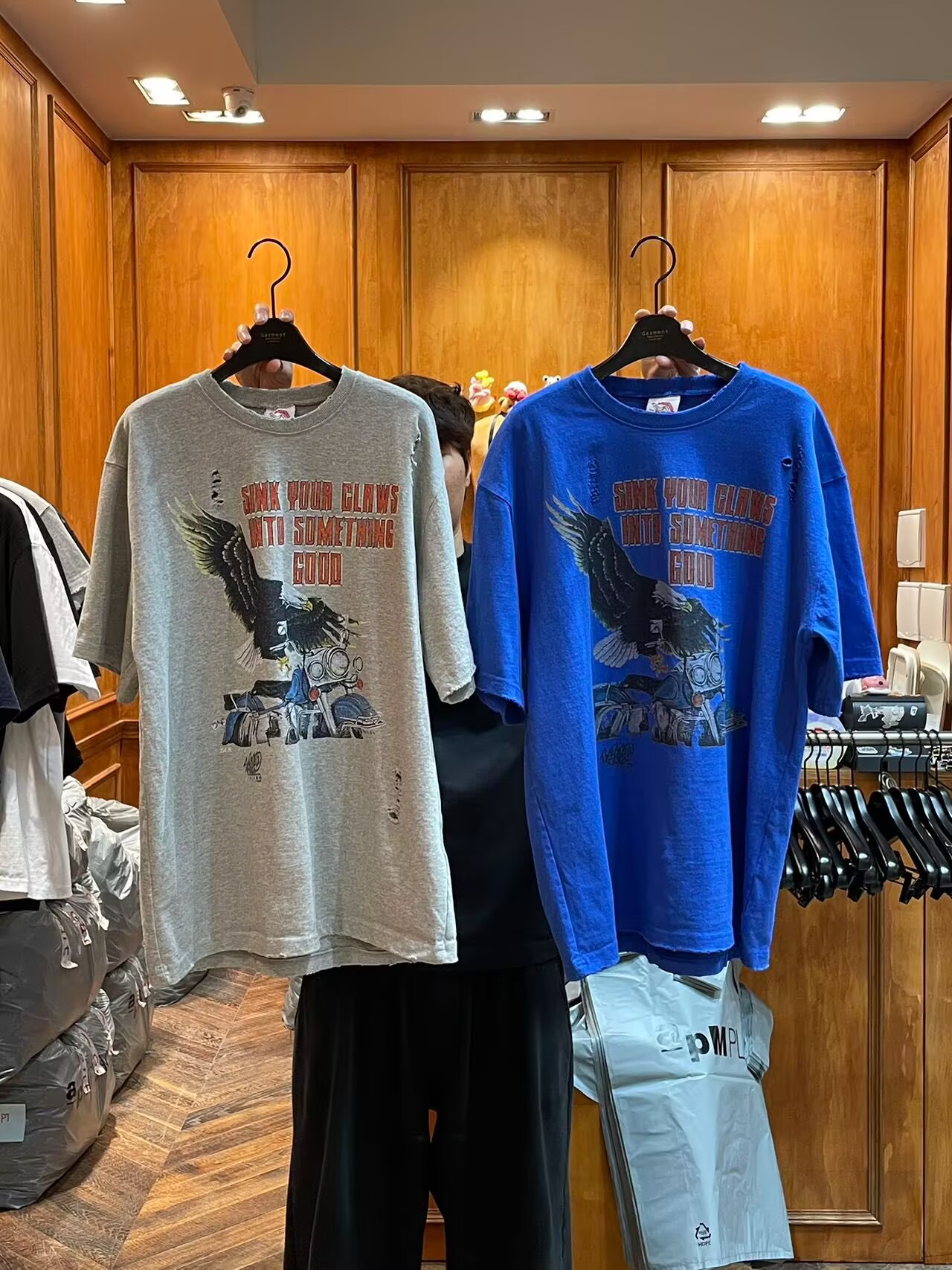 【韩国东大门代购】主播推荐！公鸡老鹰T002