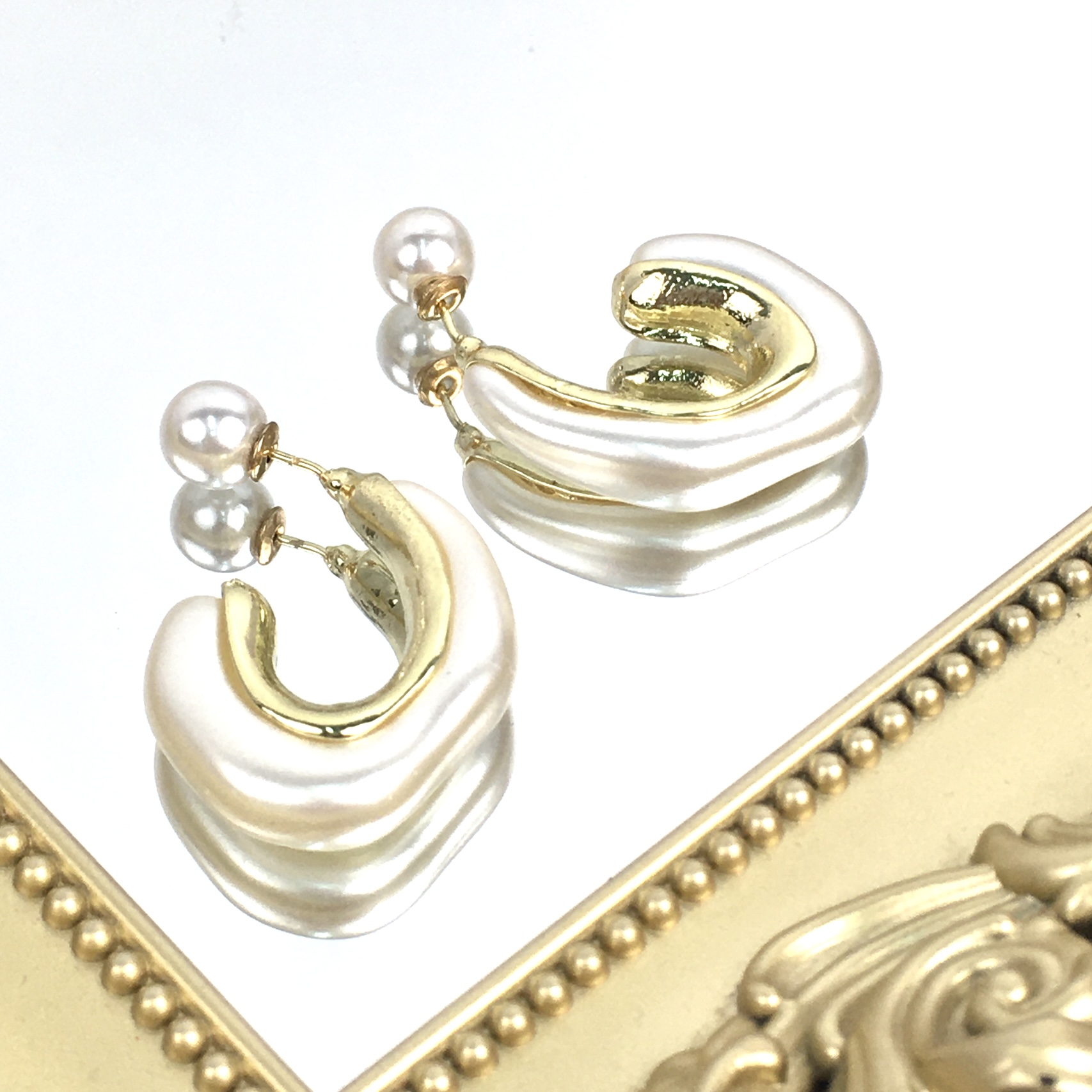 99新 妃鱼 耳饰/国内新锐设计师/未使用/CY250404008