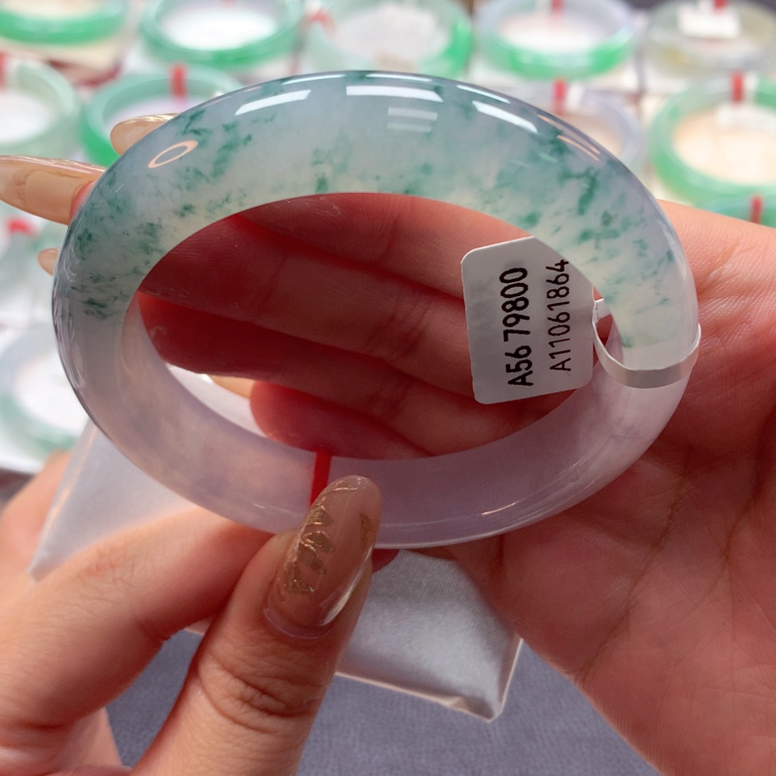 翡翠手镯未镶嵌22（14号）