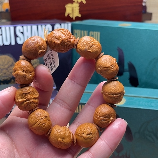 橄榄核手串/手链佛头，。。。。。22