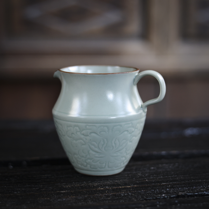 【悦生活】缠枝纹-斋居-公道杯（Q7557）