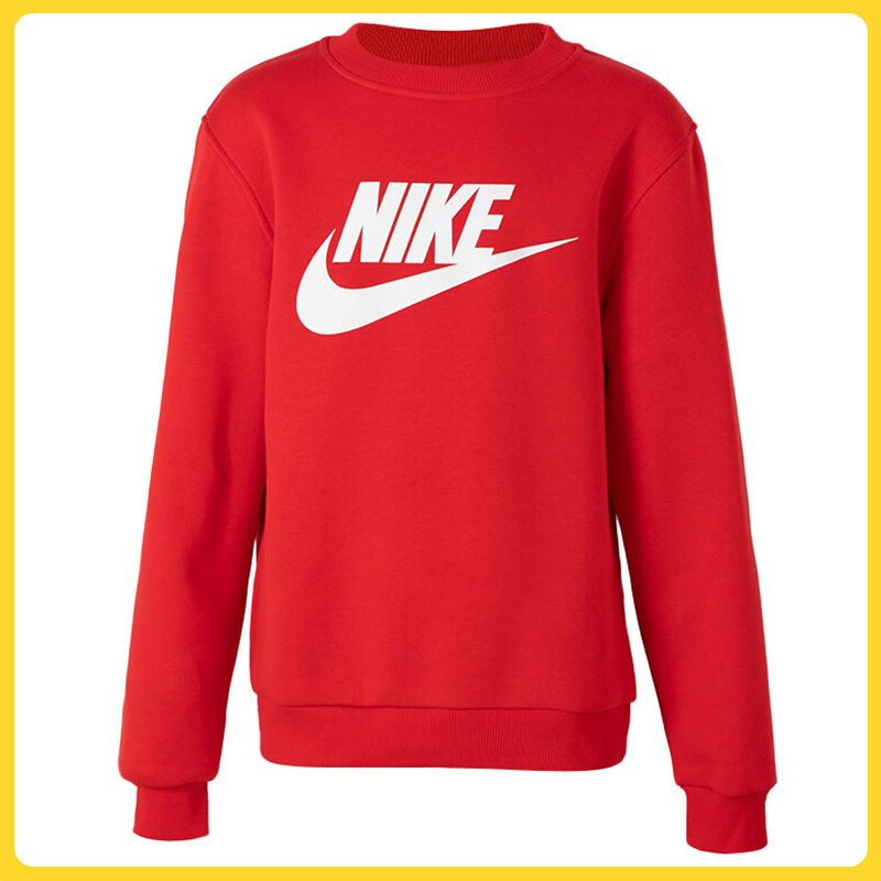 【滔搏联动】nike大童K NSW CLUB FLC CREW LS HBR 卫衣 FD2992-657
