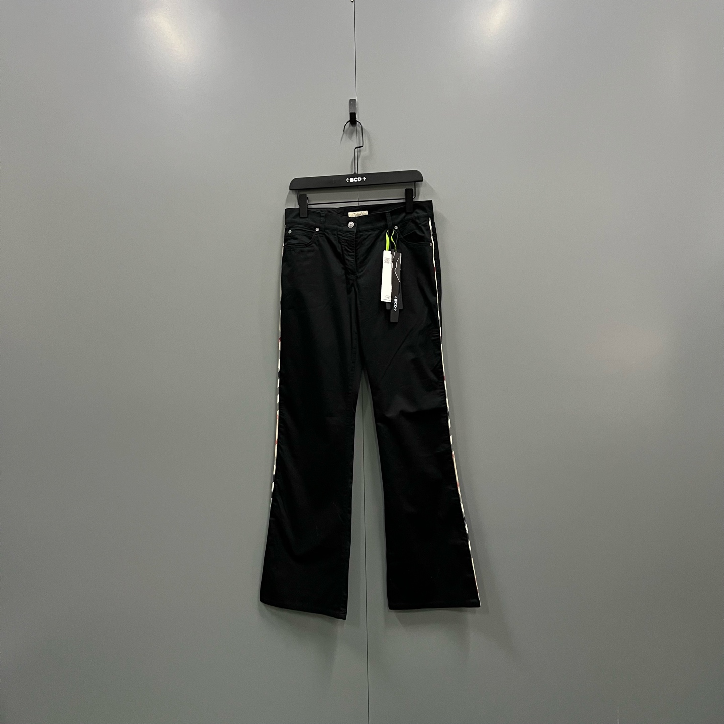 99新 BURBERRY/博柏利 tt17 侧边条纹长裤 40码/608197