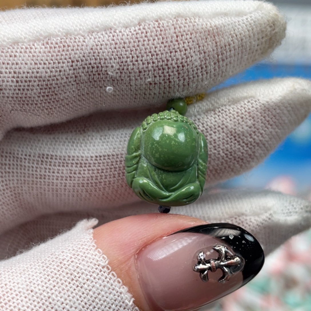 绿松石未镶嵌挂件