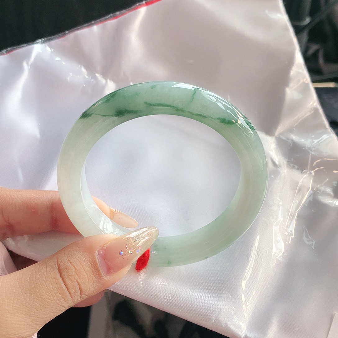未镶嵌手镯翡翠56 天然缅甸a货翡翠2800