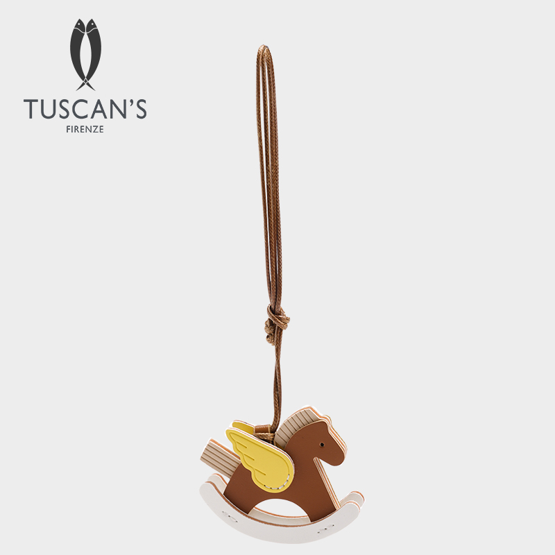 TUSCAN'S经典百搭少女心可爱小马挂件女士箱包配件包包配件时代