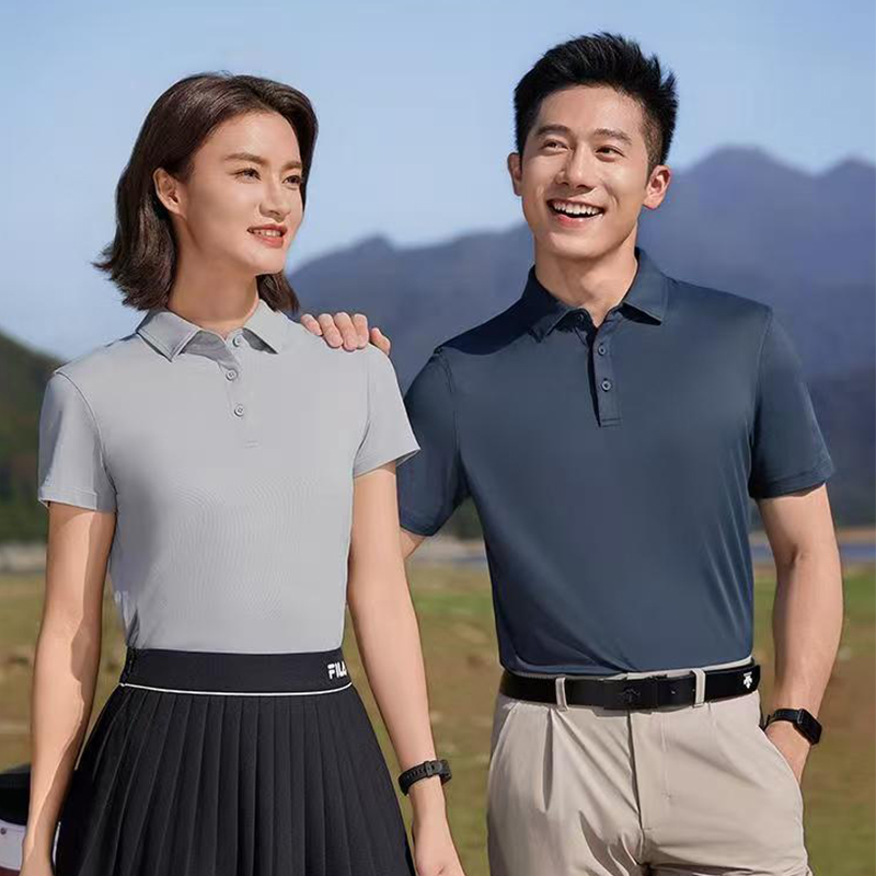 GF81022翻领短袖polo衫企业庆典定制印LOGO男女款团体服刺绣diy