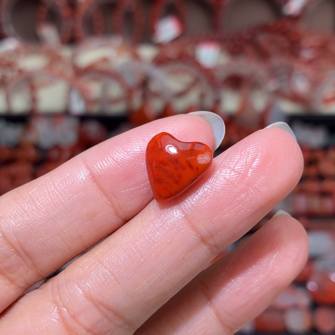 T***e南红玛瑙未镶嵌颈饰心形