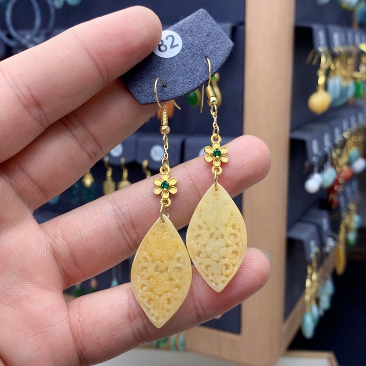 未镶嵌翡翠耳饰耳饰