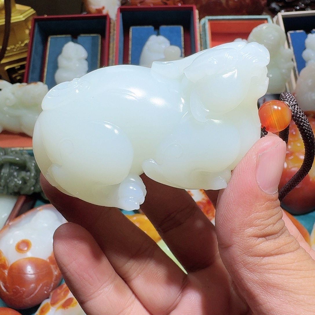 和田玉把件未镶嵌