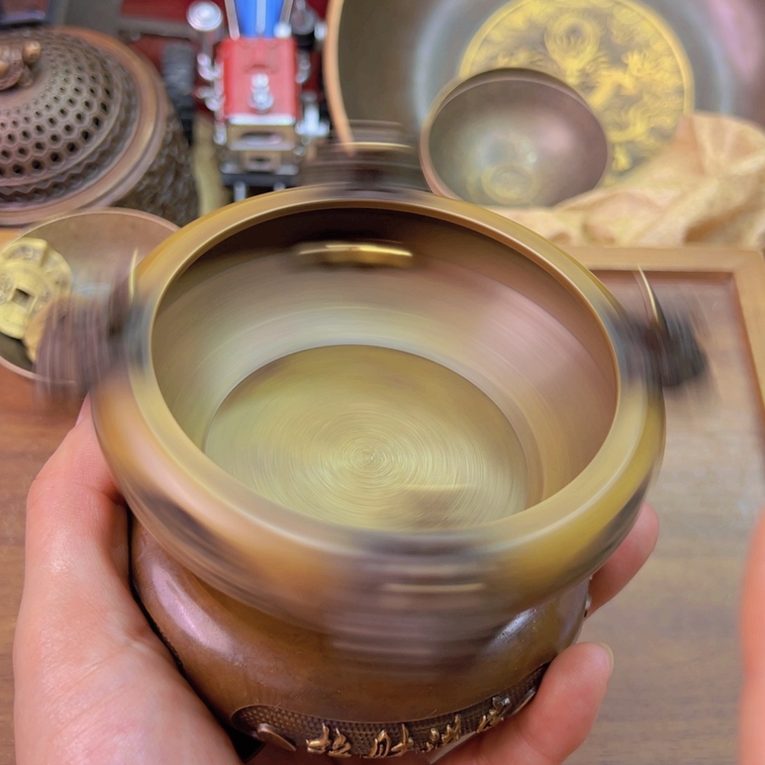 原矿风磨铜时来运转聚宝盆