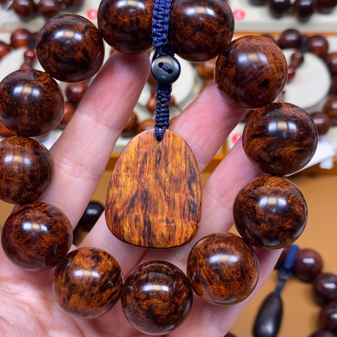 奇***志黄花梨/降香黄檀手串/手链海南黄花梨2