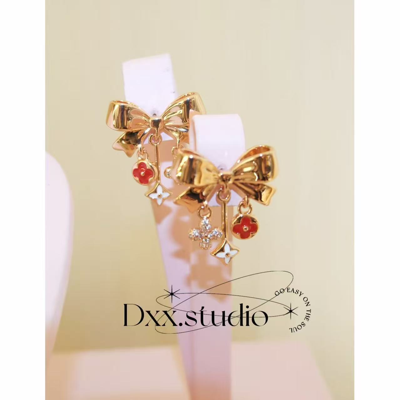 铜合金锆石耳饰 小众设计百搭ins耳饰51517