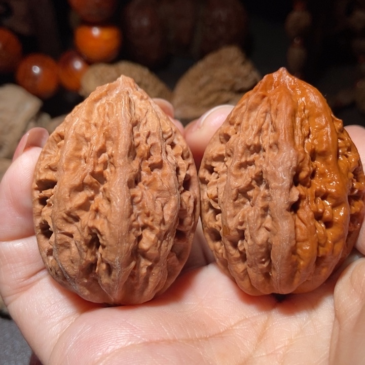 把件文玩核桃东北楸子小雪193