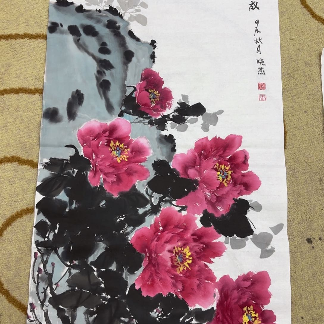 国画花鸟花鸟三尺