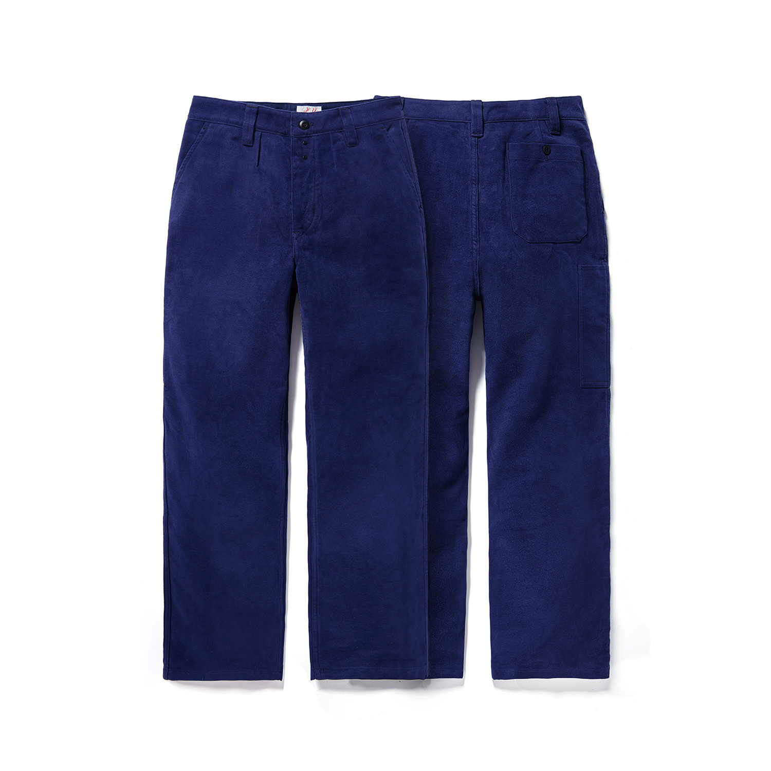 玩儿French Trousers法式西裤13oz重磅高密英产Moleskin 复古秋冬