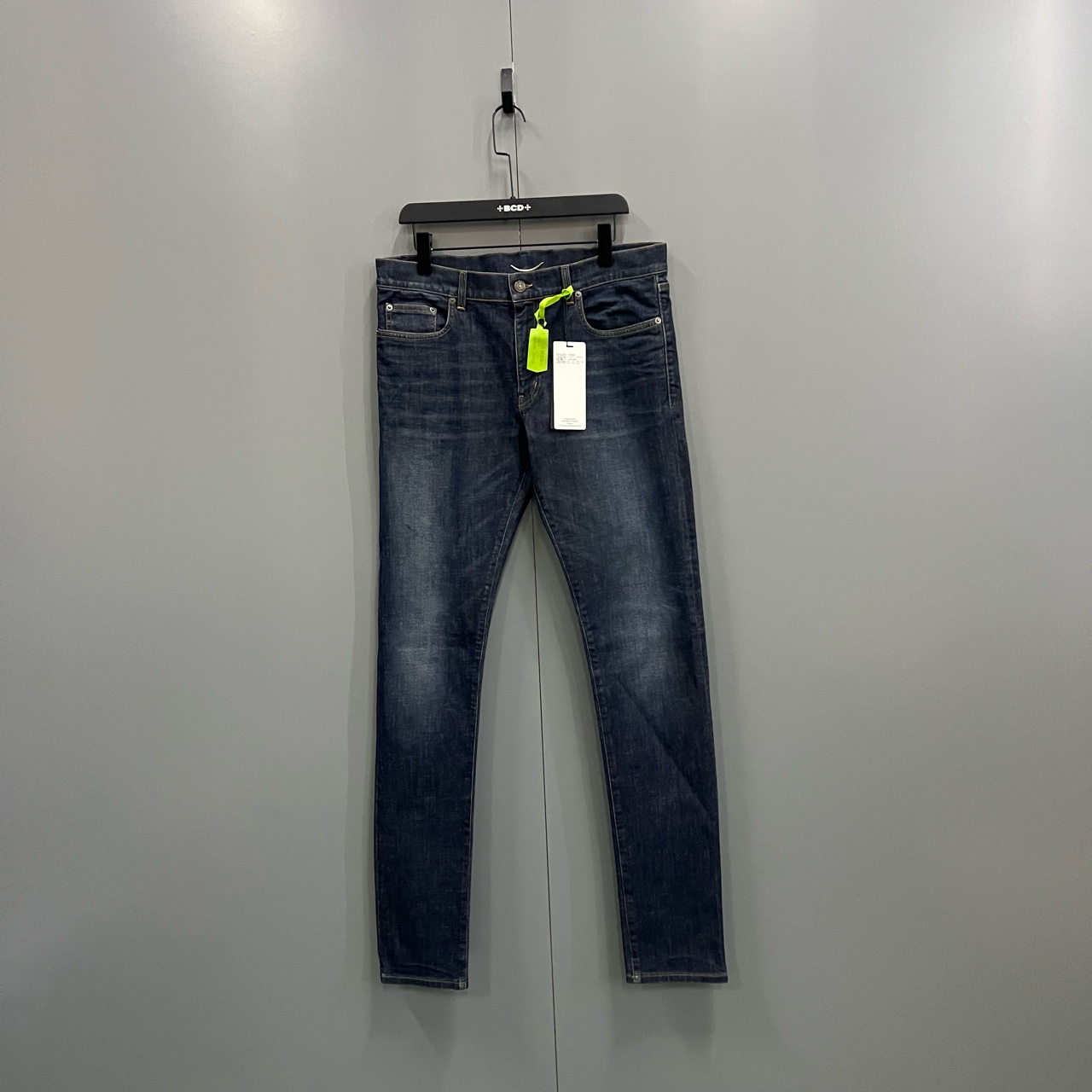 99新  (ll)Saint Laurent slp 深蓝色牛仔裤 34码 jc603751