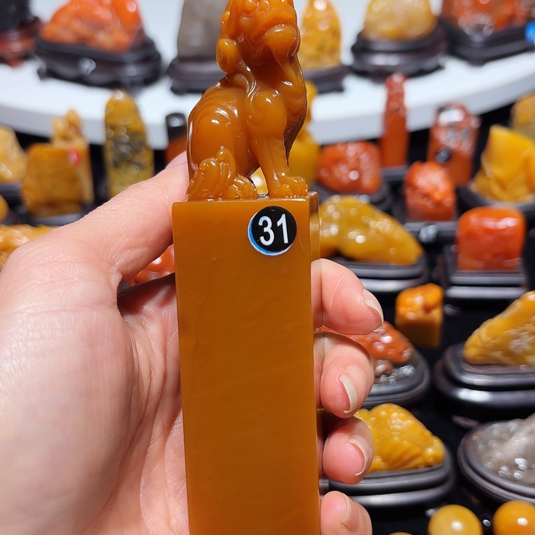 田黄石淇*堂石雕石雕石雕