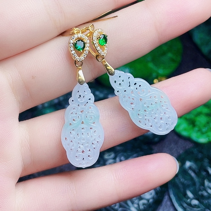 翡翠银S925镶嵌颈饰多样性